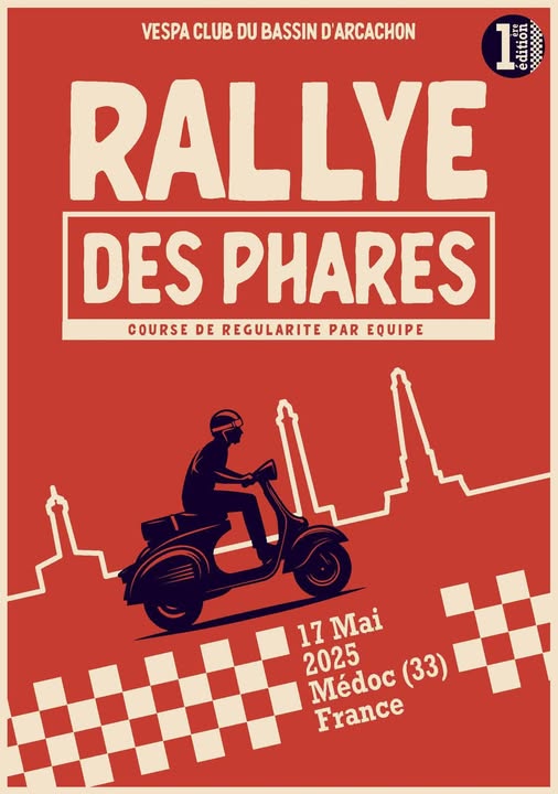 Rallye des Phares en Vespa